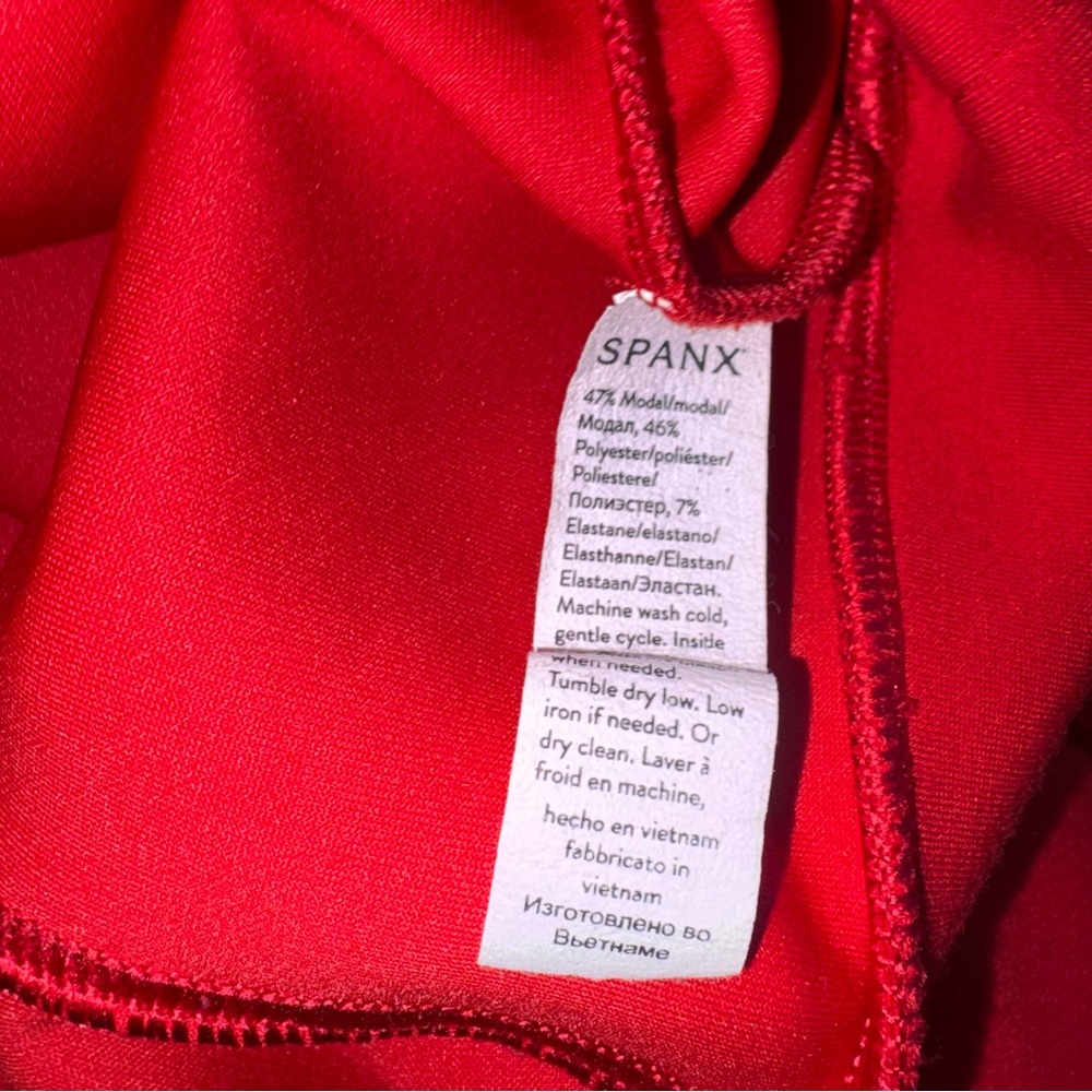 Spanx Airessentials Soft Red Half Zip Pullover Sc… - image 8